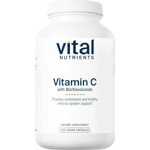Vitamin C w/Bioflavonoids 500 mg 220 caps by Vital Nutrients