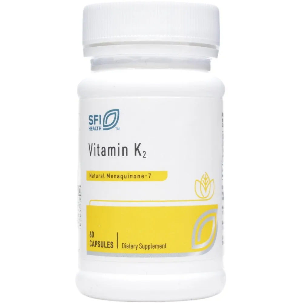 Vitamin K2 50 mcg 60 caps By Klaire Labs/SFI Health