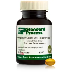 Wheat Germ Oil Fortified. 80 Softgels