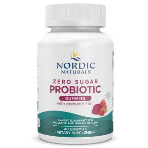 Zero Sugar Probiotic 40 gummies by Nordic Naturals